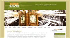Desktop Screenshot of letstourengland.com